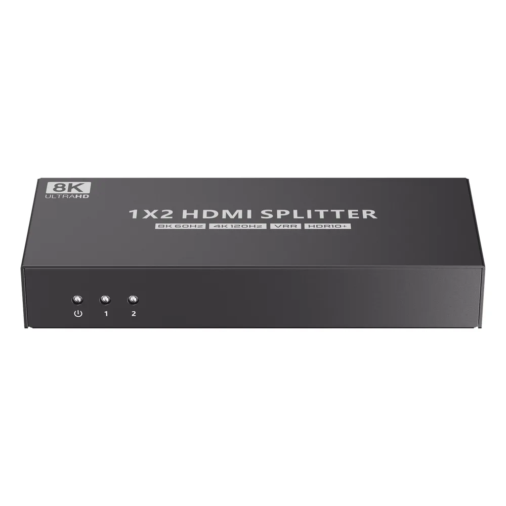 Splitter HDMI 1x2 | Velocidad de trasmisión 48 Gbps| Resolución 8k | Salida de audio| HDCP 2.3 – vista 4