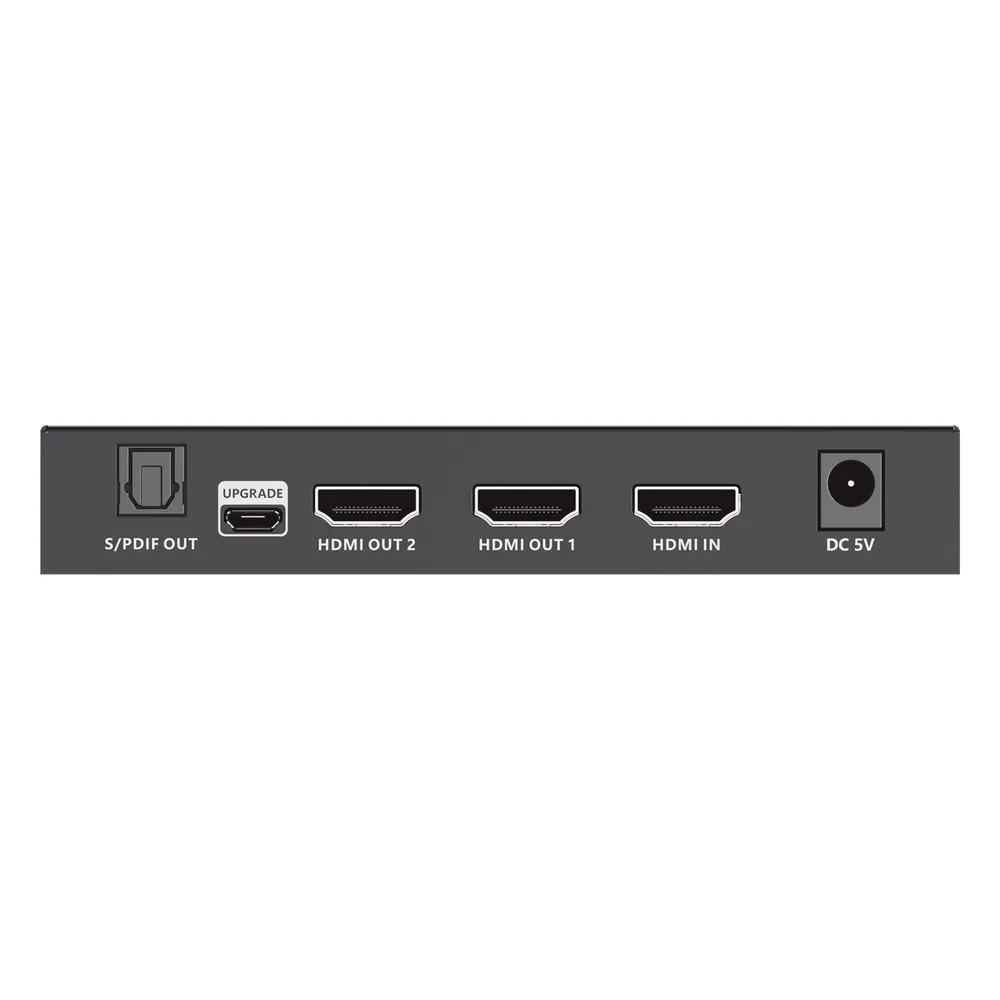 Splitter HDMI 1x2 | Velocidad de trasmisión 48 Gbps| Resolución 8k | Salida de audio| HDCP 2.3 – vista 7