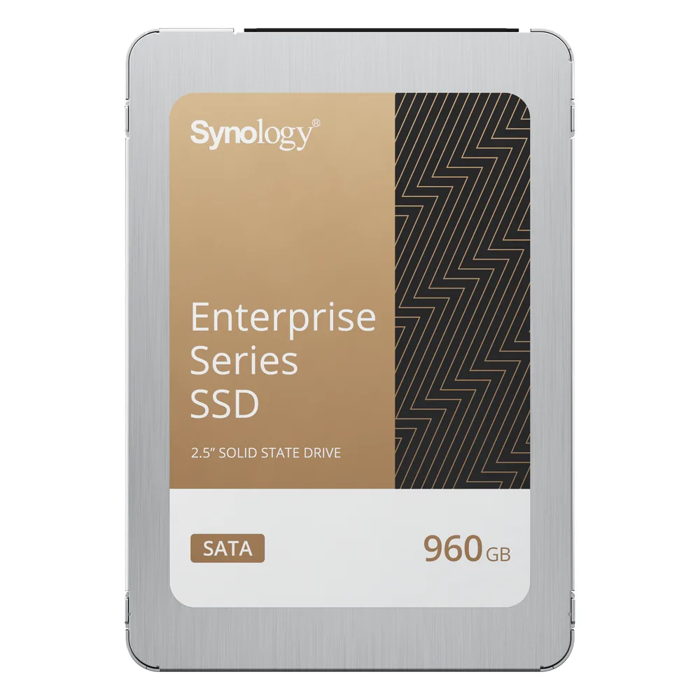 SSD SATA de 2,5" Serie Enterprise | 960 GB | Alto Rendimiento Estable | Resistencia Empresarial | Protección de Datos Integral | Análisis de Vida Útil | Compatibilidad con Synology DSM | Garantía de 5 Años