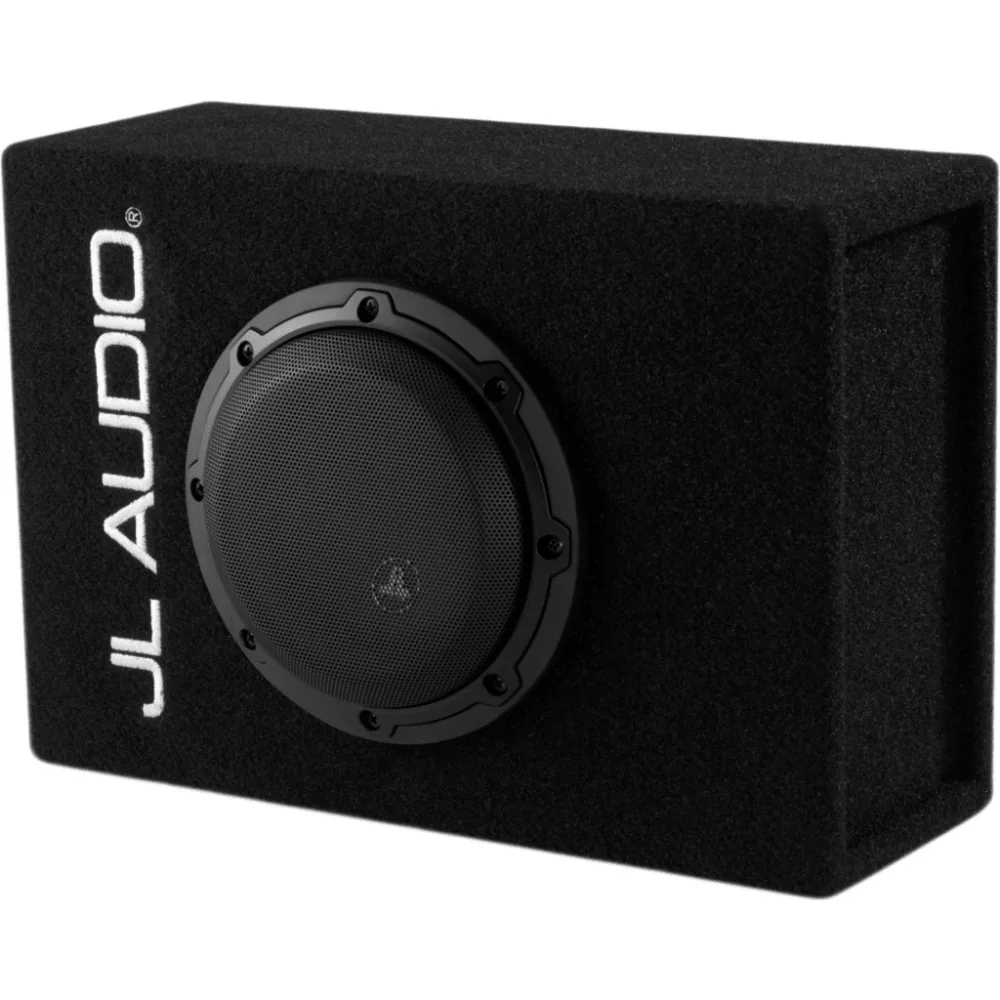 Subwoofer con Caja para Coche / 6.5″ / W3v3 / 150 W RMS / 2 Ω o 4 Ω / Amplificador Recomendado 50-150 W RMS / Carcasa con Puertos / Rejillas Incluidas / JL Audio MicroSub W3