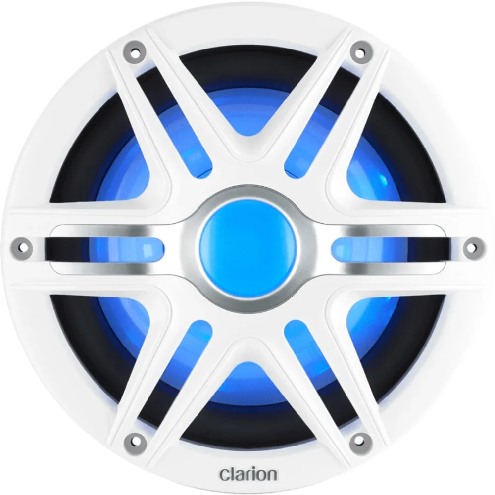 Subwoofer Náutico 10" / 250 W RMS / 4 &Omega; / LED RGB / Deflector Infinito / Polipropileno