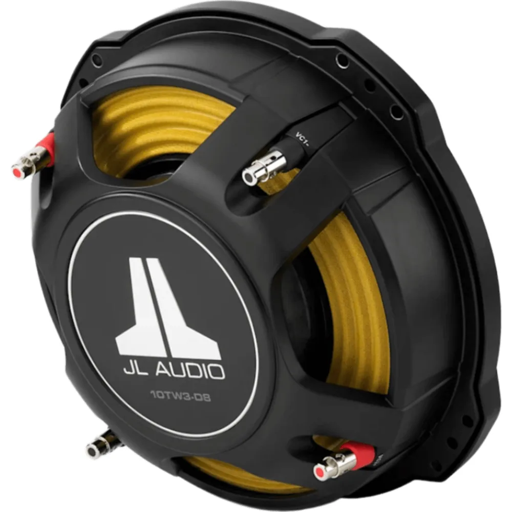 Subwoofer para Coche de Línea Fina / 10" (25.4 cm) / Dual 8 &Omega; / 400 W RMS / Cono de Polipropileno Relleno de Minerales / Terminal con Botones / Profundidad de Montaje 83 mm (3.25 in) / Xmax 15.2 mm (0.6 in) – vista 3