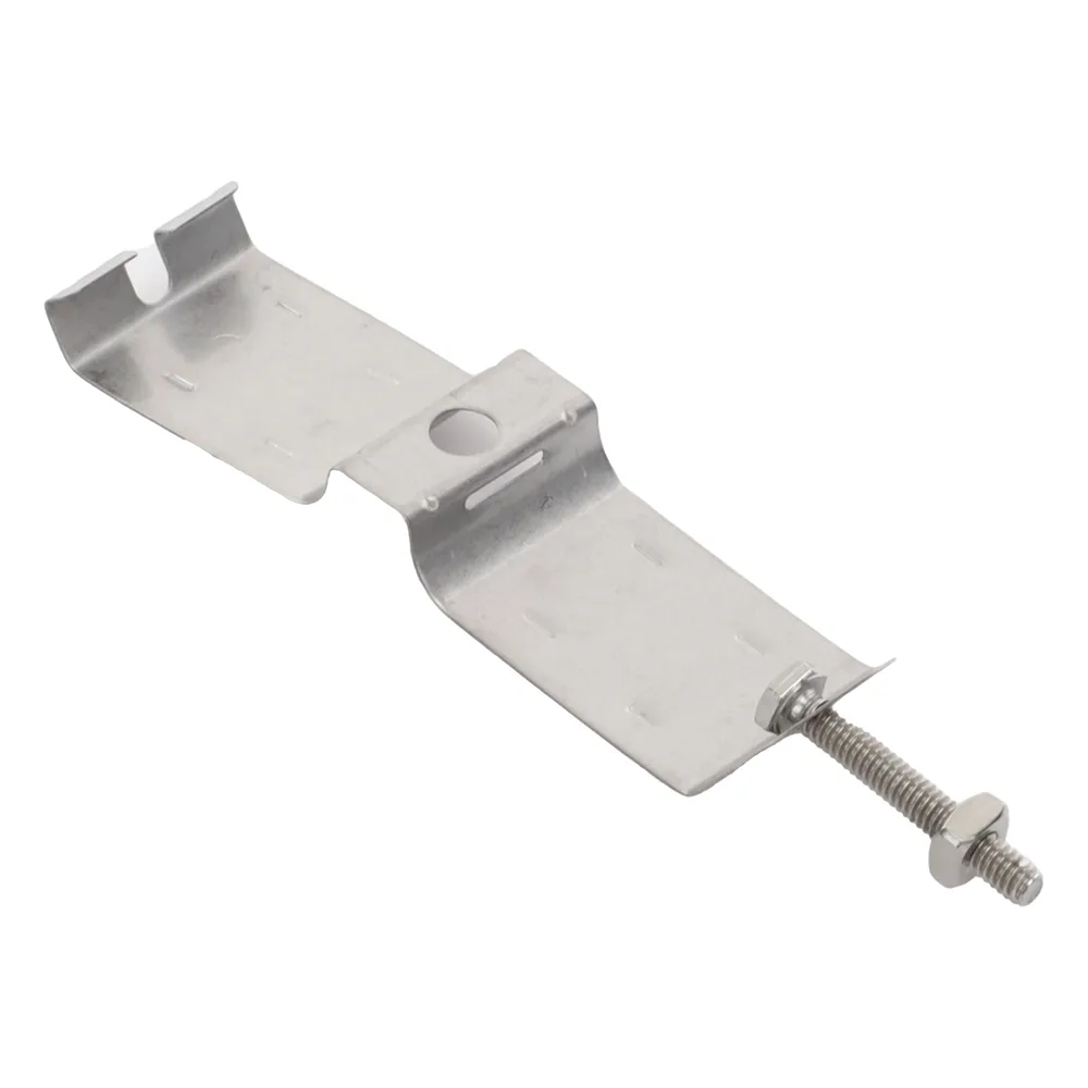 Sujetador de Doble Click para Cable Coaxial de 1 1/4 Pulgadas - Paquete de 10 Piezas