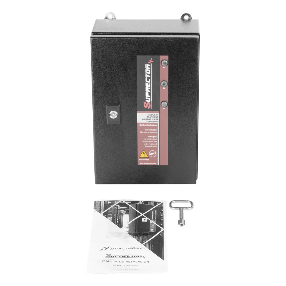 Supresor de pico clase B con voltaje de operación 127/220 Vca, 3 fases, 60 KA – vista 9