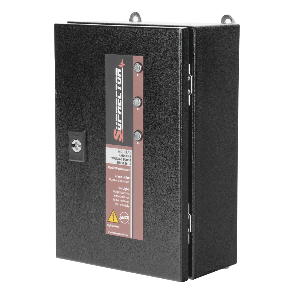Supresor de Pico Clase C con Voltaje de Operación 277/440 Vca, 2 Fases, 320 KA – vista 3