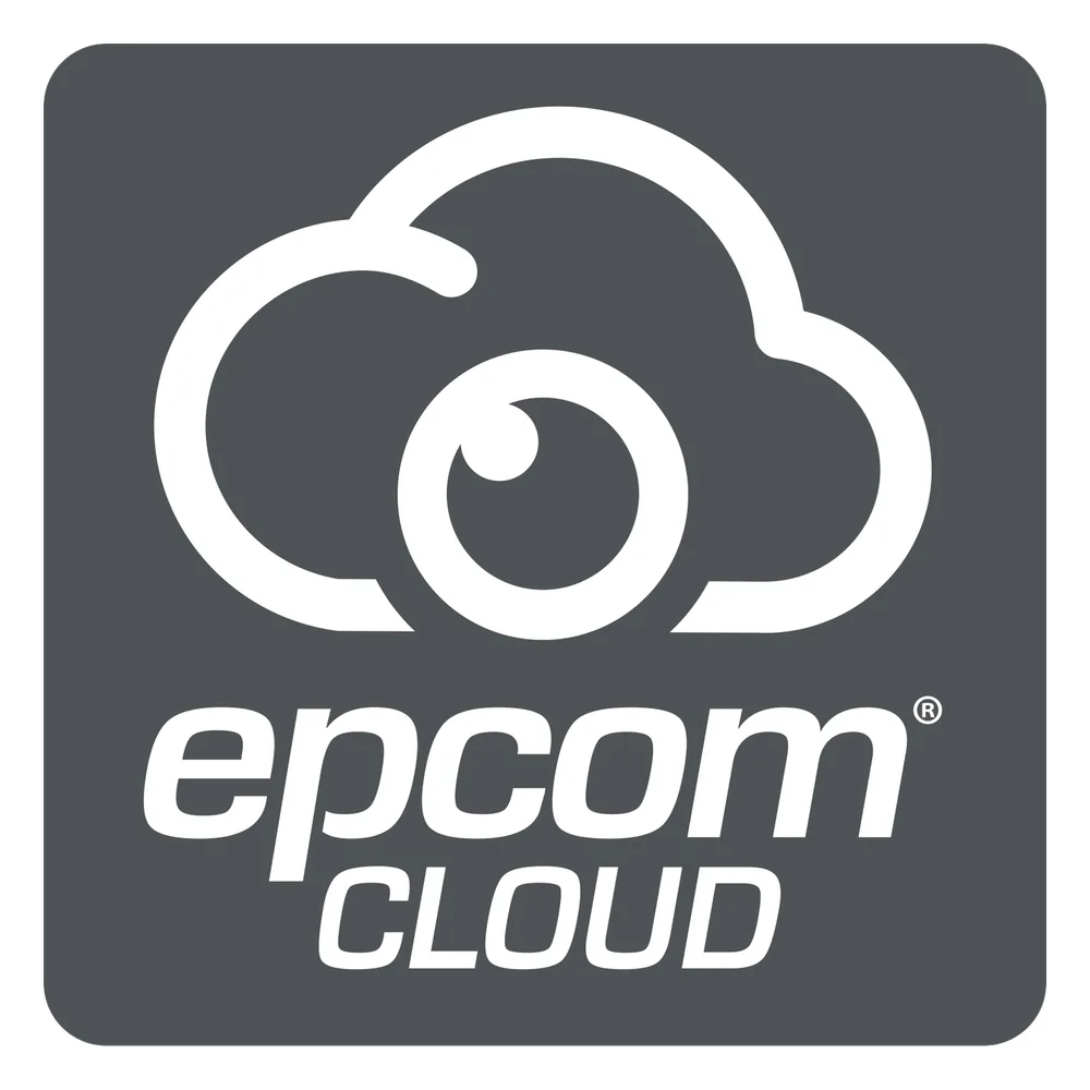Suscripción Anual Epcom Cloud / Grabación en la nube para 1 canal de video a 4MP con 30 días de retención / Grabación por detección de movimiento