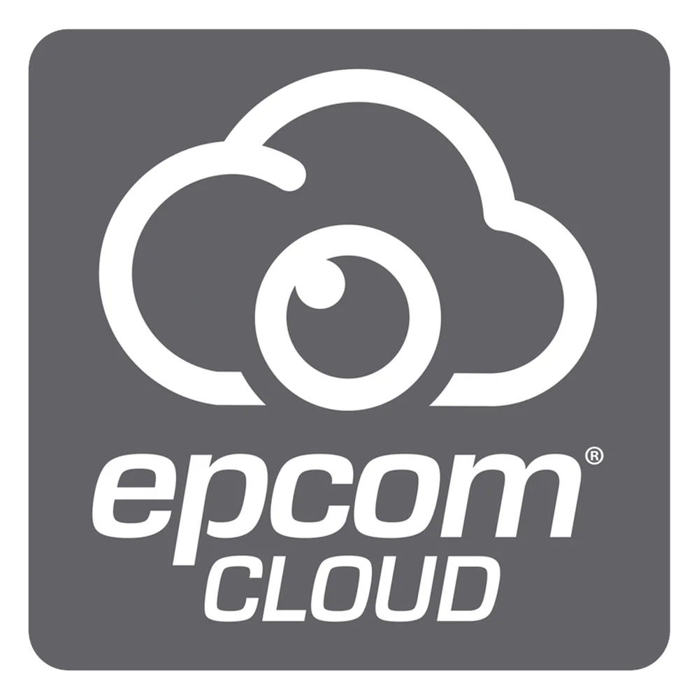 Suscripción Anual Epcom Cloud / Grabación en la nube para 1 canal de video a 8MP con 180 días de retención / Grabación continua