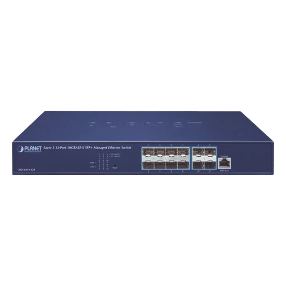 Switch Administrable Capa 3, 12 Puertos SFP+ 10G BASE-X, 1 Puerto de Consola  RJ45. – vista 2