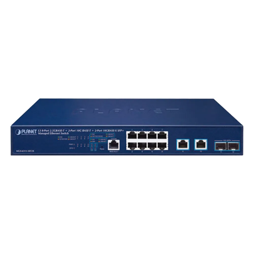 Switch Administrable Capa 3, 8 Puertos de 2.5G BASE-T, 2 Puertos de 10 G BASE-T, 2 Puertos SFP de 10 G – vista 2