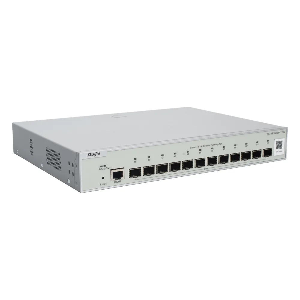 Switch Administrable Full Aggregation Capa 3, 12 Puertos SFP+ 10G y un Puerto MGMT – vista 3