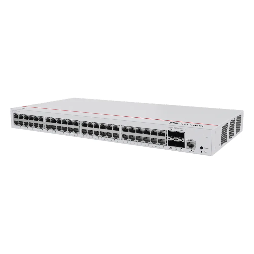 Switch de Acceso Gigabit Administrable PoE Capa 2 / 48 puertos 10/100/1000 Mbps (PoE) / 4 Puertos 10GE SFP+ Uplink / ERPS / IMGP Snooping / DHCP Snooping / PoE Perpetuo / 380W / Administración Nube Gratis – vista 3
