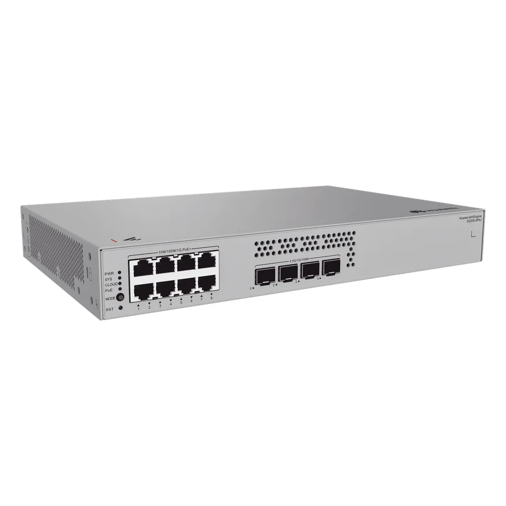 Switch de Acceso Gigabit Administrable PoE Capa 2 / 8 puertos 10/100/1000 Mbps (PoE) / 4 Puertos 2.5GE SFP Uplink  / ERPS / IMGP Snooping / DHCP Snooping / PoE Perpetuo / 128 W / Administración Nube Gratis – vista 5