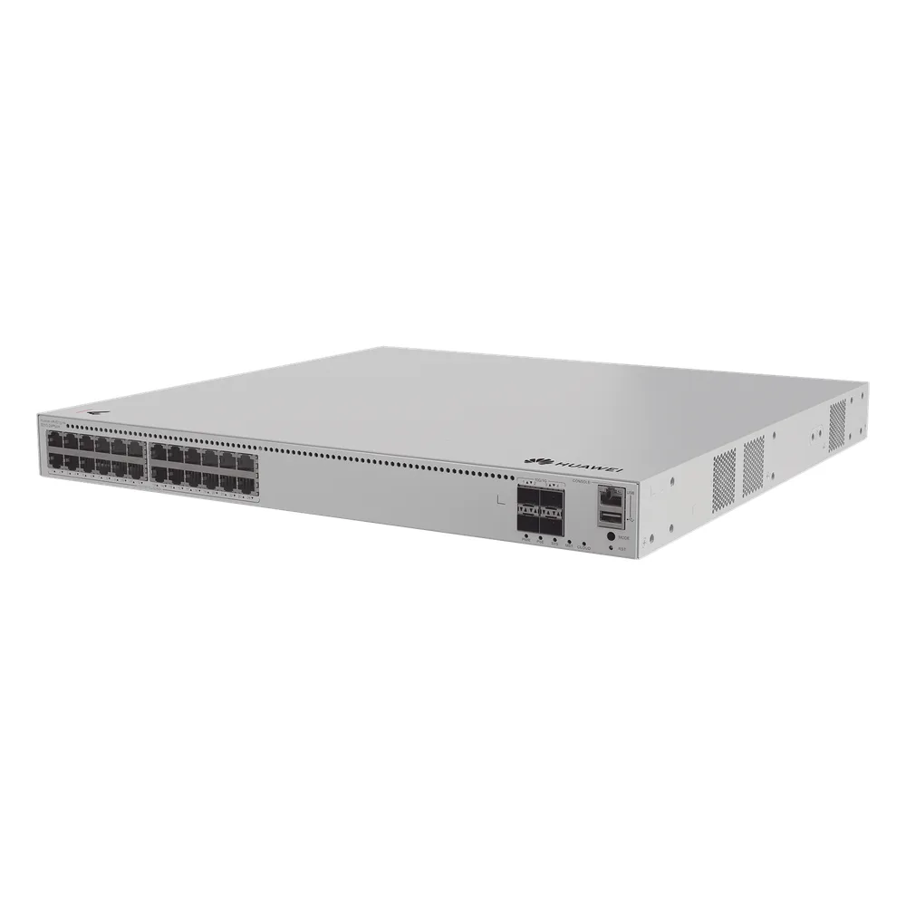 Switch de Distribución/Core Gigabit Administrable PoE Capa 3 / 24 puertos 1000/2.5Gbps (PoE) / 4 Puertos 10GE SFP+ Uplink / ERPS / Rutas Estáticas / iStack / PoE Perpetuo / 400W / Administración Nube Gratis