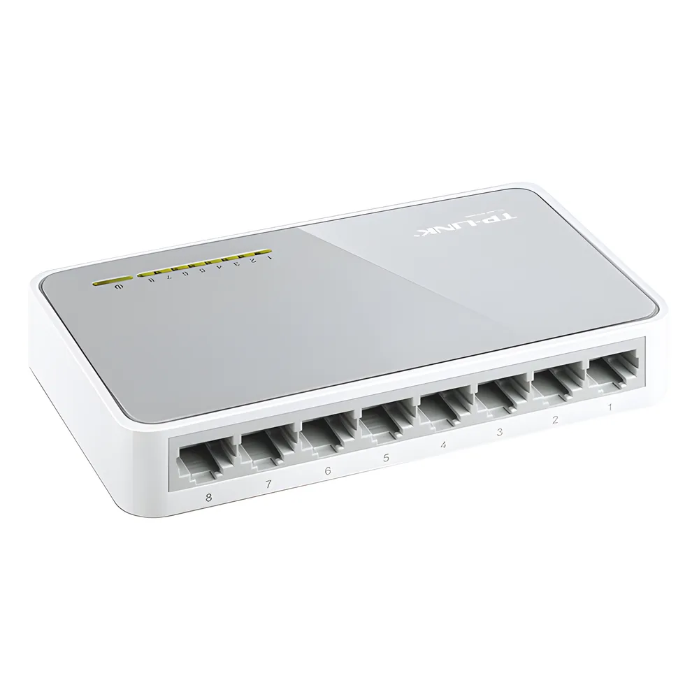 Switch de escritorio 8 puertos 10/100 Mbps – vista 3