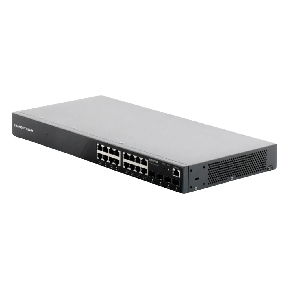 Switch Gigabit Administrable / 16 puertos 10/100/1000 Mbps + 4 Puertos SFP Uplink / Compatible con GWN Cloud. – vista 4