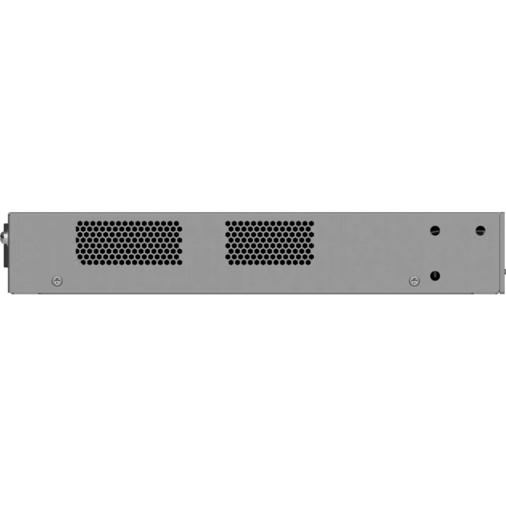 Switch Gigabit PoE+ 48 Puertos / 4 Puertos SFP+ 10GE / Capacidad de Conmutación 176 Gbps / Tasa de Reenvío 130.944 Mpps / PoE 370 W / Capa 3 / VSU / Ventilación Forzada / 1 RU / Línea Cybrey – vista 4