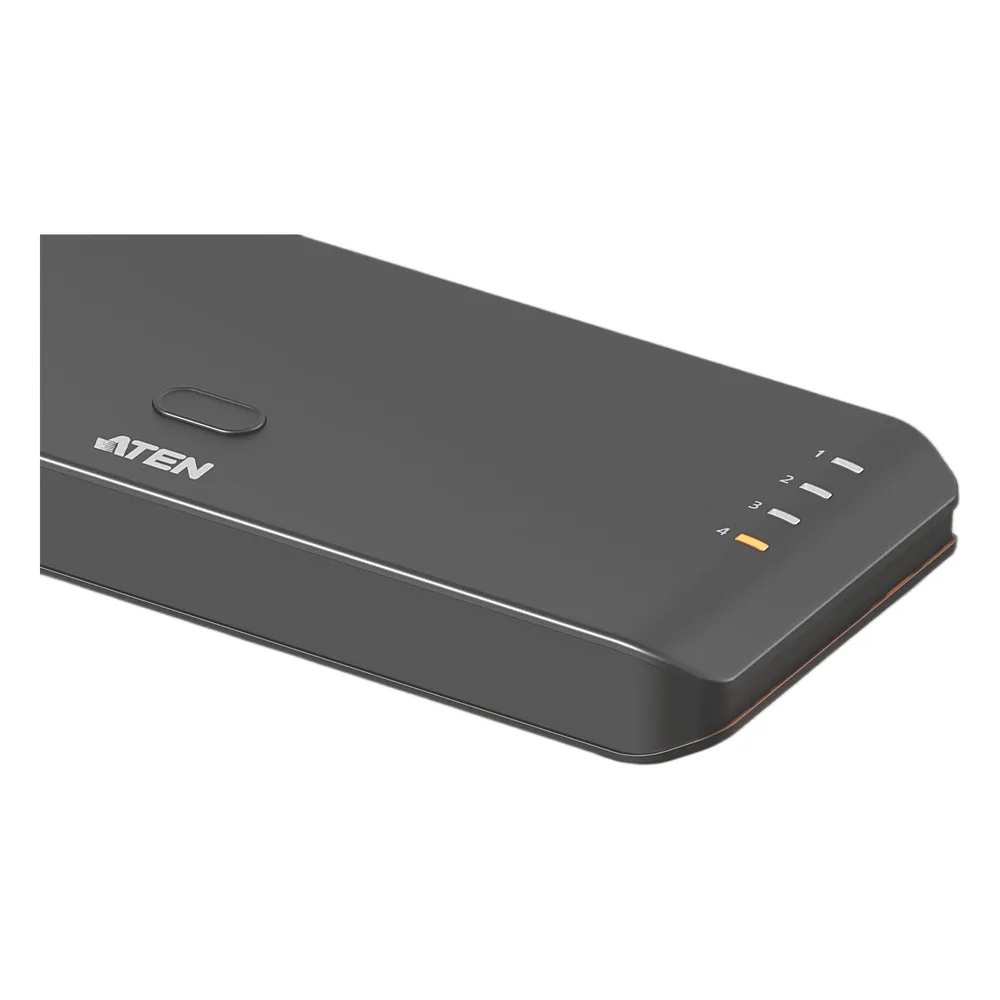 Switch HDMI 4 Puertos True 4K Essentials | RapidSync™ | HDR10+ | HDCP 2.2 | Control por Botón e IR | LPCM 7.1 | Diseño Compacto – vista 4
