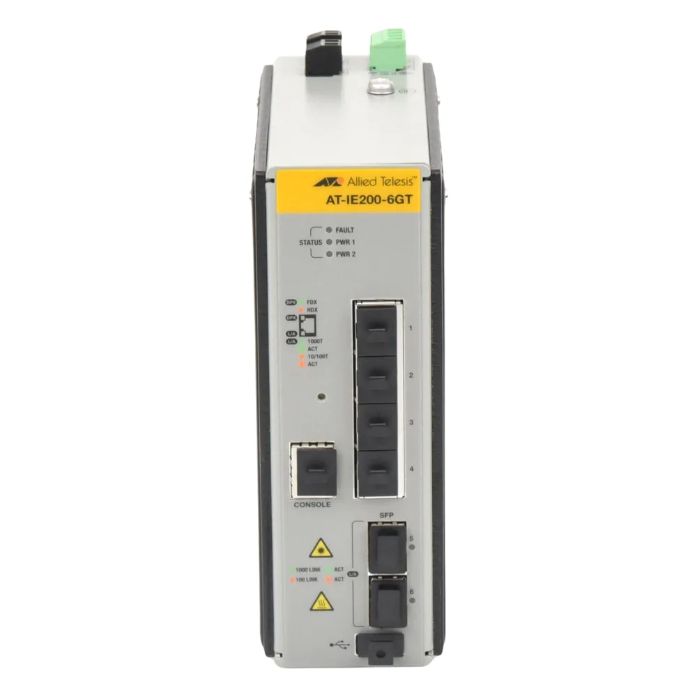 Switch Industrial Administrable Capa 2 de 4 Puertos 10/100/1000 Mbps + 2 Puertos SFP – vista 4