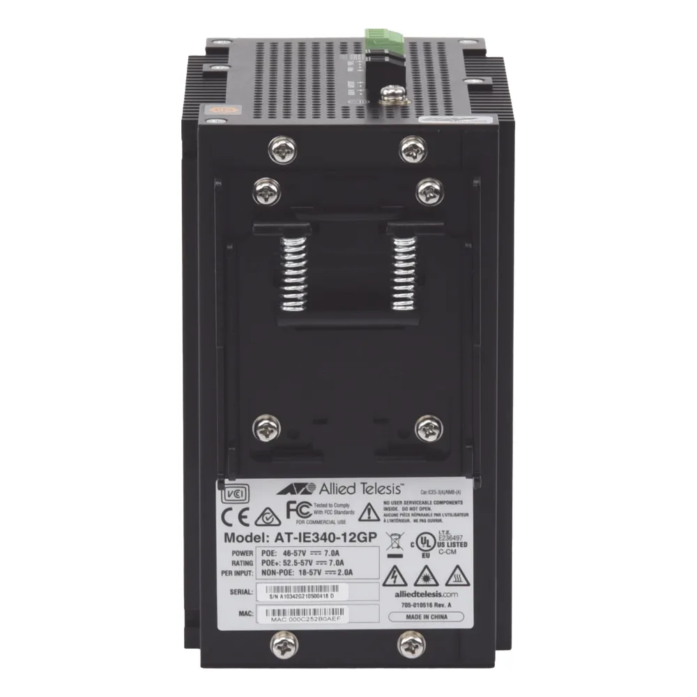 Switch Industrial PoE+ Capa 3 D/8 Puertos 10/100/1000 PoE af/at, 4 x SFP – vista 4