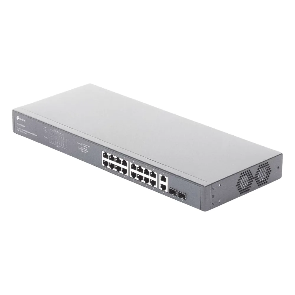 Switch no administrable de 16 puertos 10/100/1000Mbps y PoE af/at, 2 puertos SFP hasta 250W. – vista 5