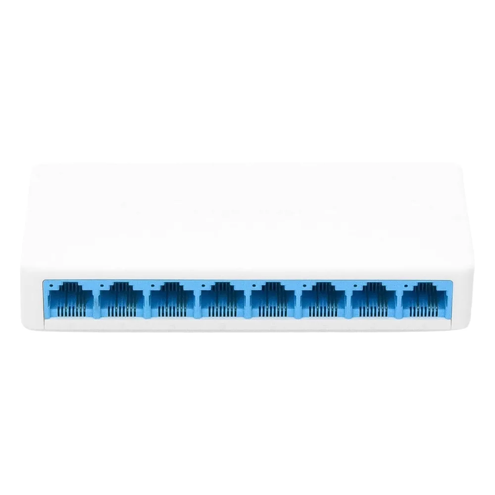 Switch NO Administrable / Para escritorio / 8 puertos 10/100 Mbps / Diseño Compacto / Plug and Play – vista 4