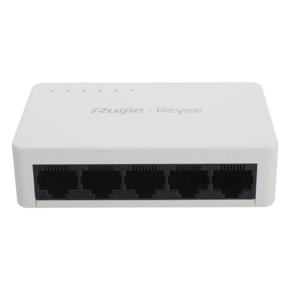 Switch no administrable, Visible en la Topología de la Nube, 5 puertos 10/100 Mbps
