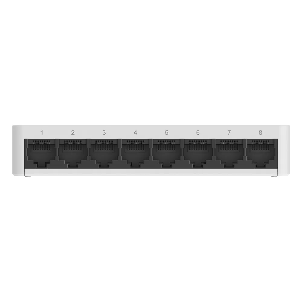 Switch no administrable, Visible en la Topología de la Nube, con 8 puertos 10/100 Mbps – vista 4
