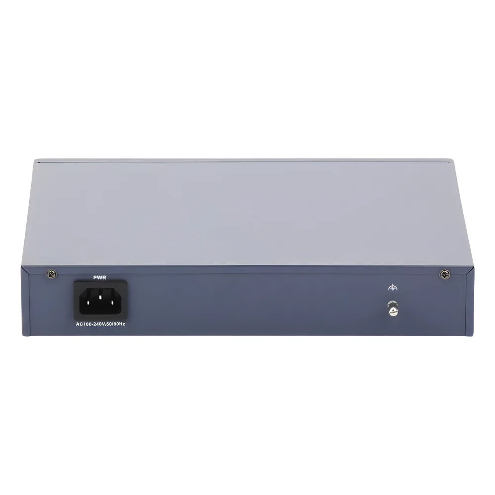 Switch PoE+ / Administrable / Uso en Rack / 8 Puertos 10/100 PoE+ /  2 Puertos 1000 Mbps Uplink  / 2 Puertos SFP / Configuración Nube desde Hik-PartnerPro / Modo Extendido hasta 300 Metros / 125 W – vista 3