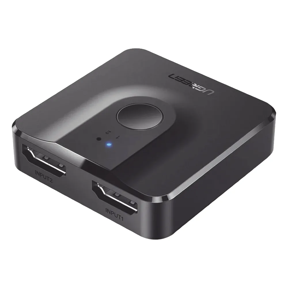 Switch/Divisor HDMI 4K 60Hz (Splitter) | Bidireccional (2 Entradas 1 Salida/1 Entrada 2 Salidas | Switch Conmutable | Led Indicador | 3D | HDR | Dolby Atmos | Potente Chip IC | Diseño Compacto | No Requiere Energía