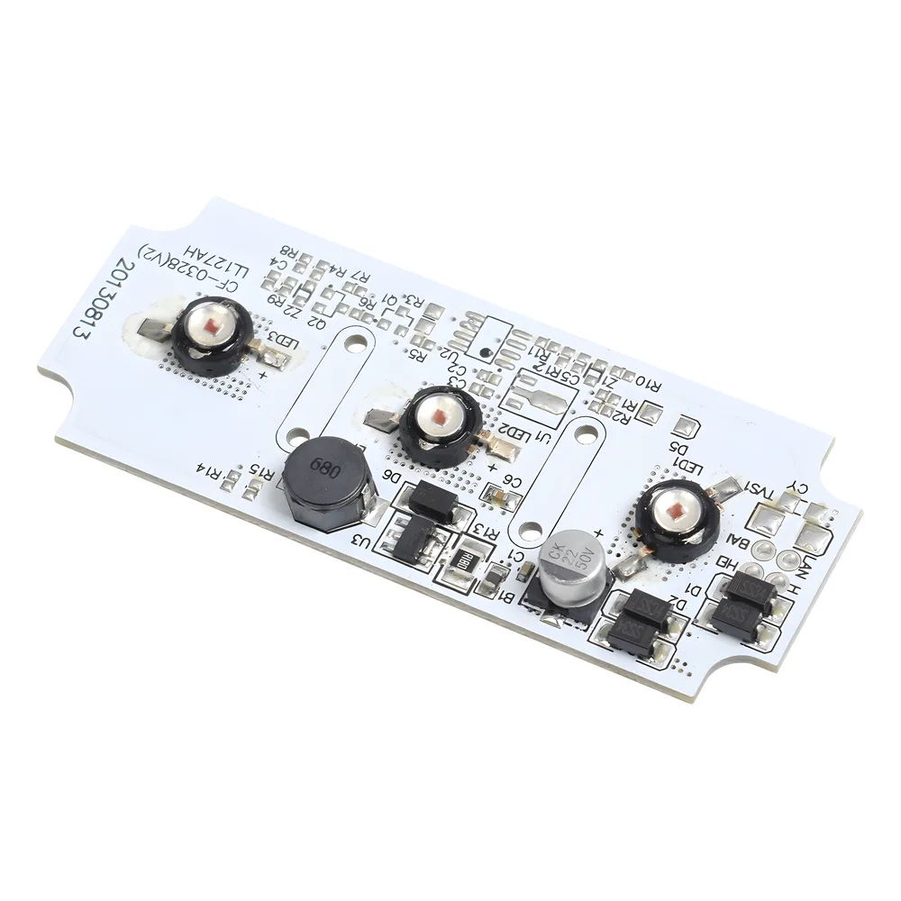 Tablilla de reemplazo con 3 LED color Azul para X605