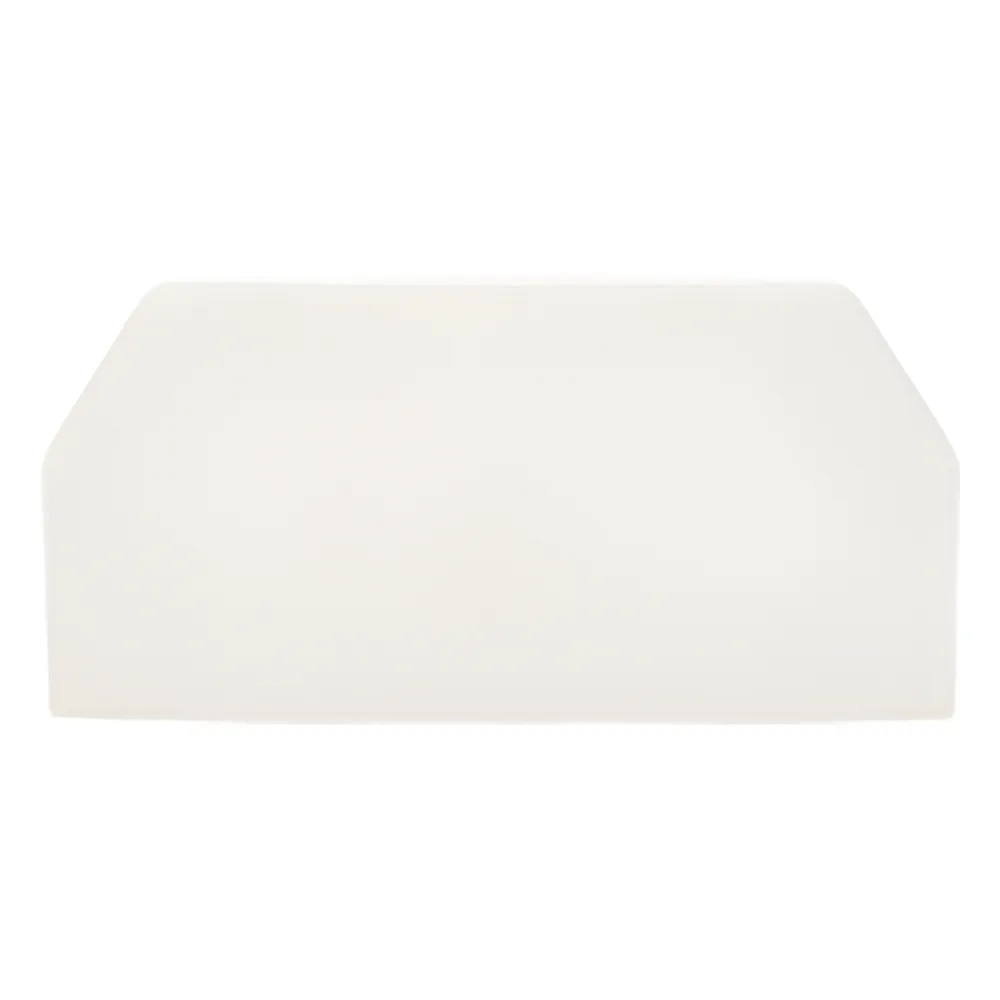 Tapa Final, para uso con canaleta T45, Material PVC Rígido, Color Blanco Mate – vista 2