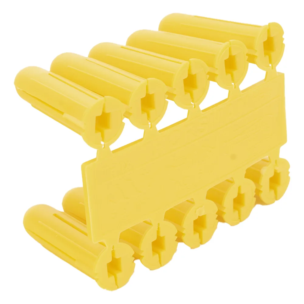 Taquete amarillo 7/32" para tornillos 8mm x 1" (100pzs) (1102-02100) – vista 3