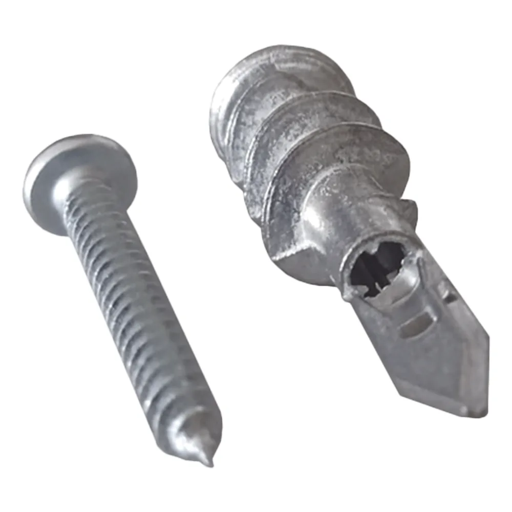 Taquete Métalico TPD Zinc con tornillo 8 x 1 1/4", Ideal para Uso con carteles publicitarios, Electrodomésticos – vista 4