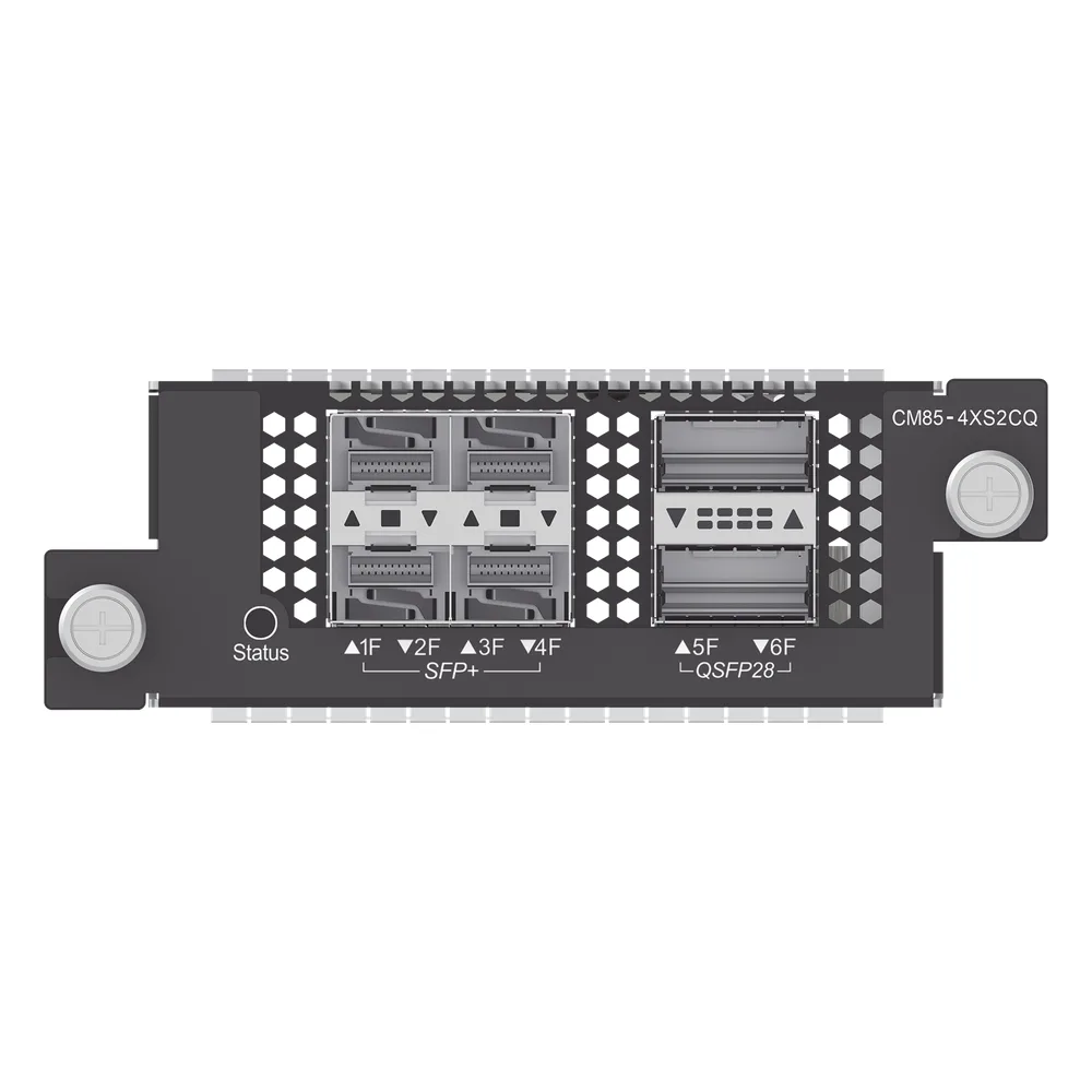 Tarjeta de Expiación para RG-CS85 series switch, 4 puertos SFP+ 10G y 2 puertos QSFP28 100G – vista 2