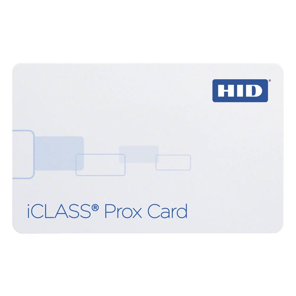 Tarjeta DUAL iClass + Proximidad 2021/ PVC Compuesto/ Garantía de por Vida/ Perforada Verticalmente
