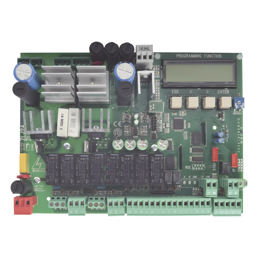 Tarjeta electronica para motores de dos hojas abatibles con decodificación radio incorporada – vista 2