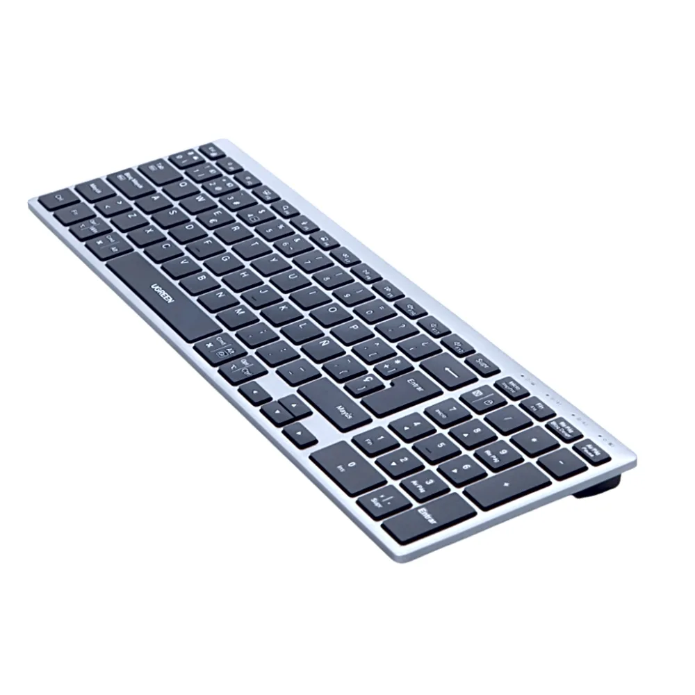 Teclado Inalámbrico Multimodo / Bluetooth + 2.4 GHz / Batería Recargable 500 mAh / 3 Dispositivos Simultáneos / Recorrido de Tecla 1.8 mm / Carga USB-C / Alcance 10 m (33 ft) / Windows macOS Linux ChromeOS Android – vista 2