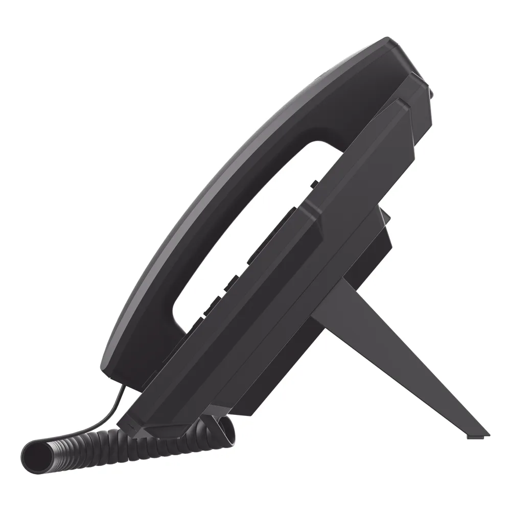 Teléfono IP / 2 Líneas SIP / Pantalla LCD 128x48 / Audio HD G.722 y Opus / Conferencia 3 Vías / PoE 802.3af / OpenVPN / Soporte EHS – vista 5