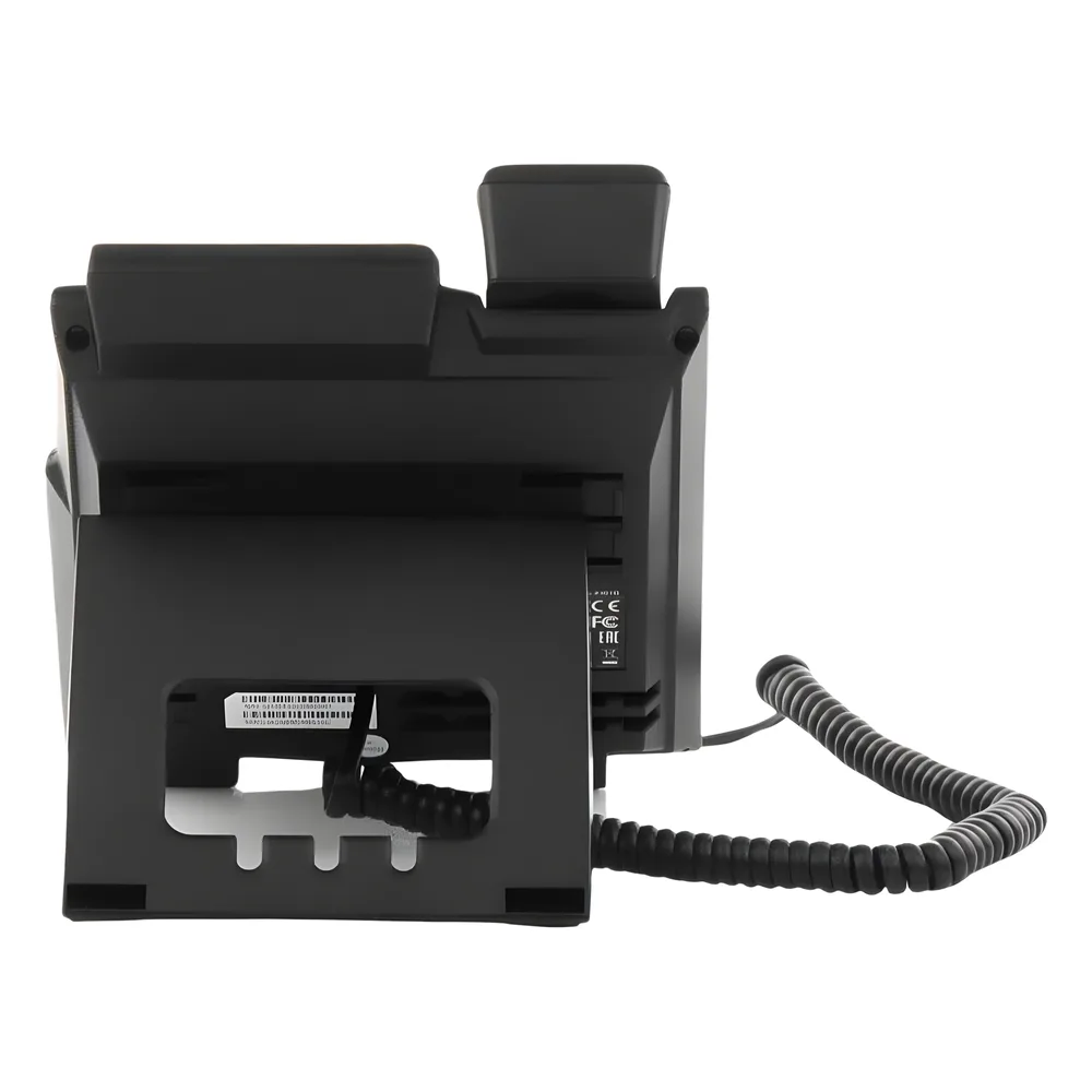 Teléfono IP / 2 Líneas SIP / Pantalla LCD 2.3" 132x64 / Audio HD G.722 y Opus / Conferencia 6 Vías / PoE 802.3af / Puertos Ethernet Duales Gigabit / Soporte EHS – vista 5