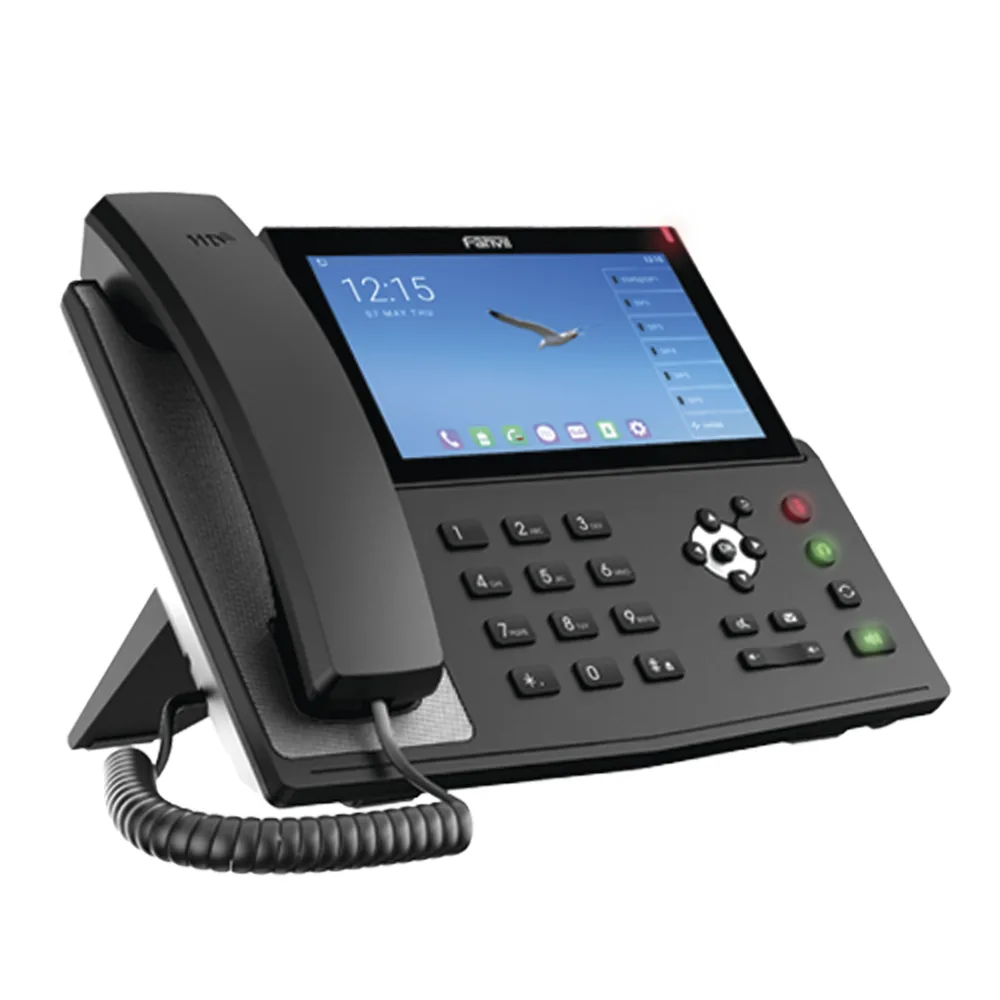 Teléfono IP  Android Empresarial para 20 lineas SIP, pantalla táctil, Wi-Fi y Bluetooth, PoE, hasta 112 botones DSS, puertos Gigabit, soporta recepción de video. – vista 4