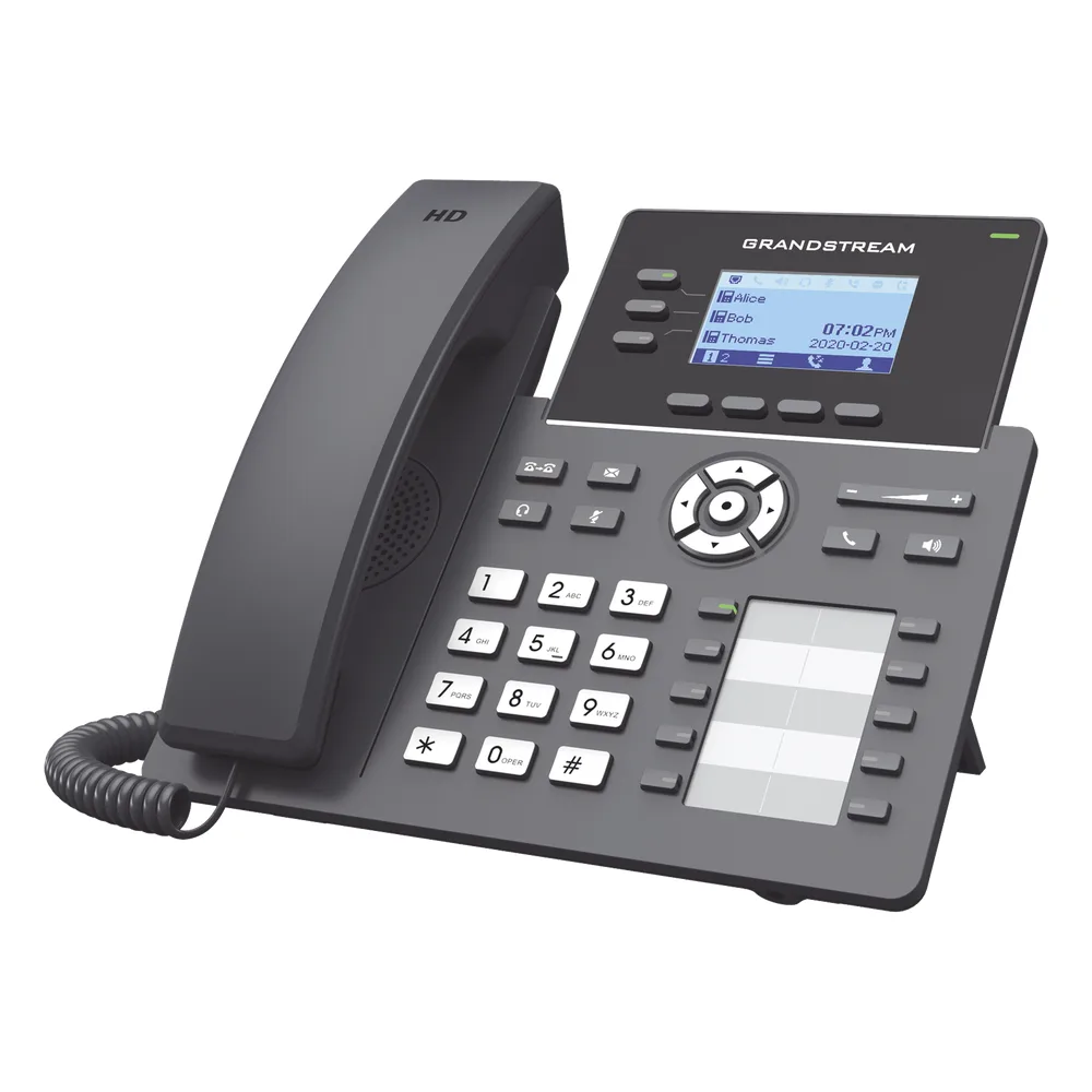 Teléfono IP Grado Operador, 3 líneas SIP con 6 cuentas, 10 botones BLF, puertos Gigabit, codec Opus, IPV4/IPV6 con gestión en la nube GDMS – vista 4