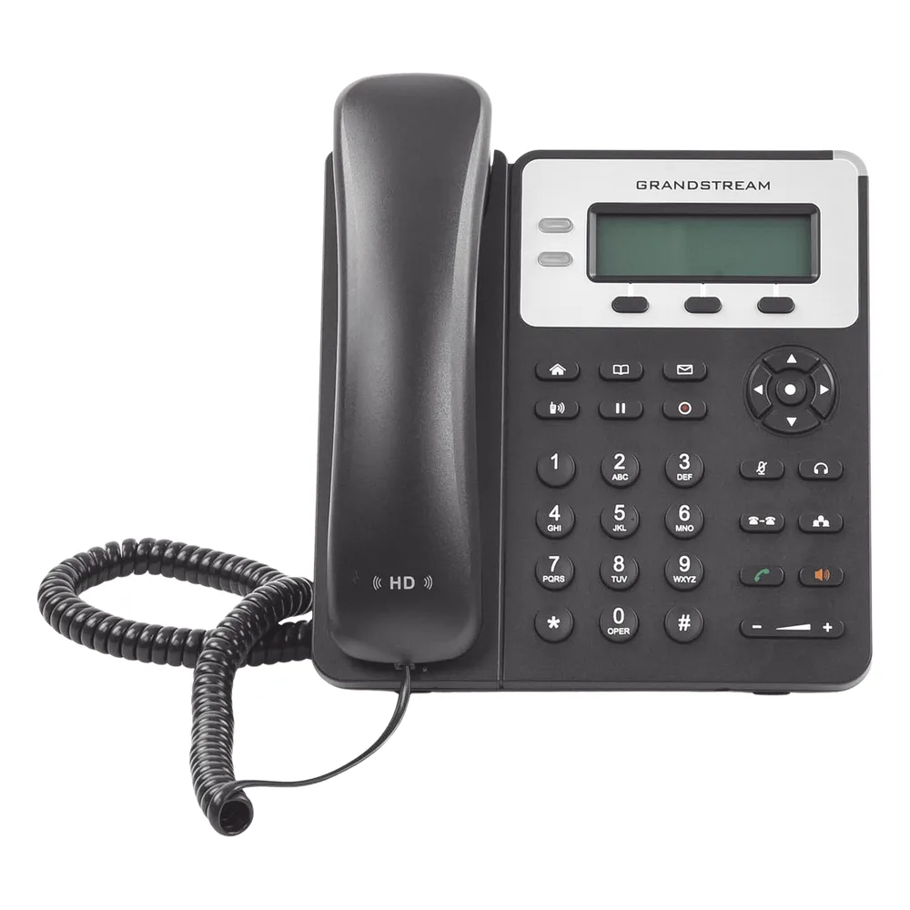 Teléfono IP SMB de 2 líneas con 3 teclas de función programables y conferencia de 3 vías, 5 Vcc – vista 4