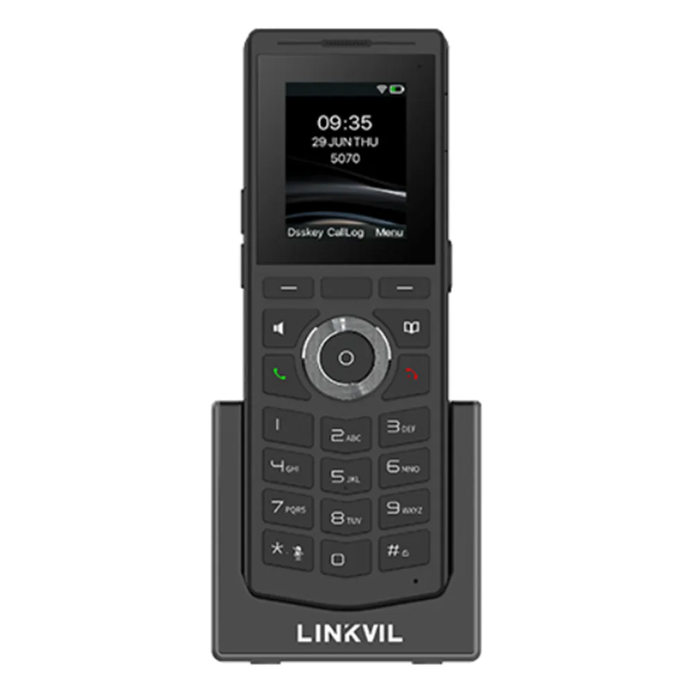 Teléfono IP Wi-Fi portátil y elegante diseñado para aplicaciones de comunicación móvil. – vista 2