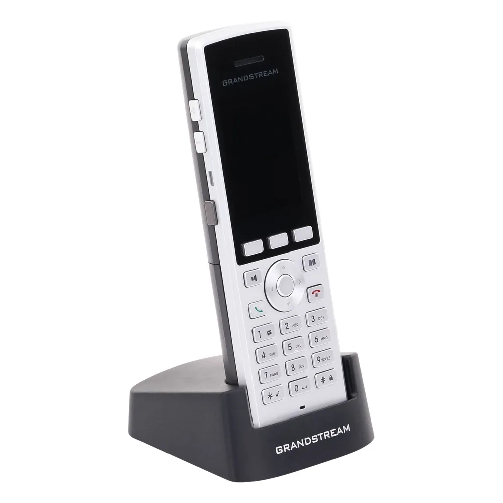 Teléfono WiFi portátil empresarial con 2 lineas y cuentas SIP, Bluetooth y botón Push-to-talk – vista 6