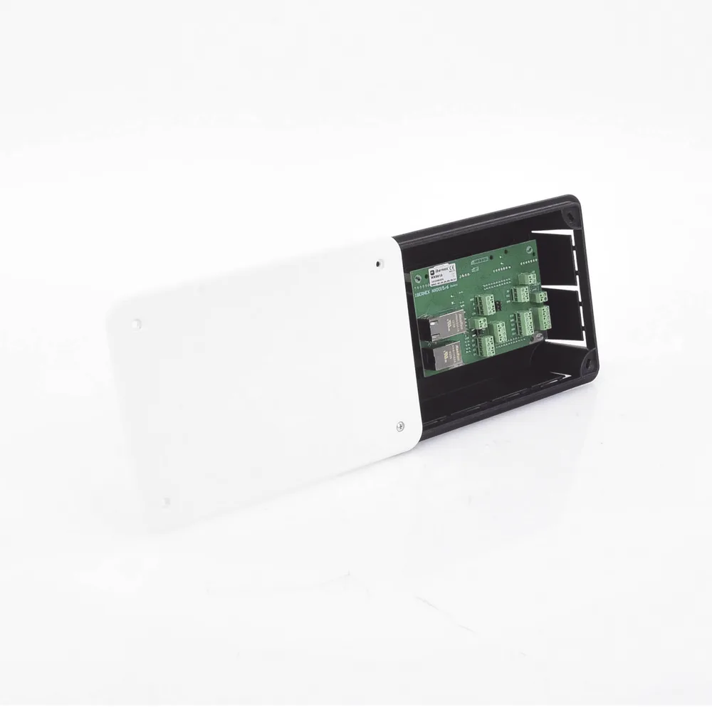 Terminal Hospitalaria Empotrable NX0015 / Controlador IP para Sistema de Llamada Paciente-Enfermera / VoIP SIP / PoE / 12 Entradas Digitales / Bus RS485 – vista 7