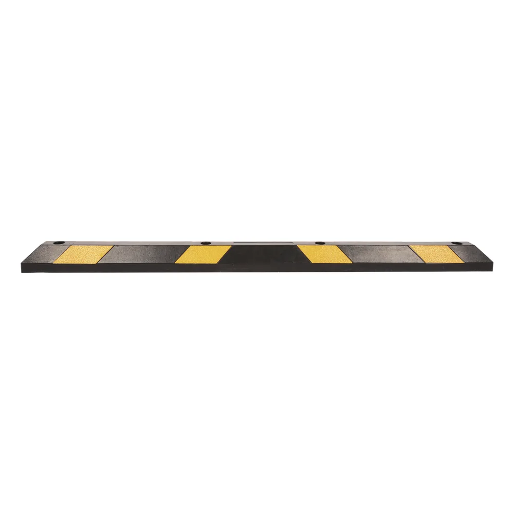Tope Vehicular P / Estacionamiento / 183cm / Color Negro-Amarillo / 8 Franjas Reflejantes. – vista 2