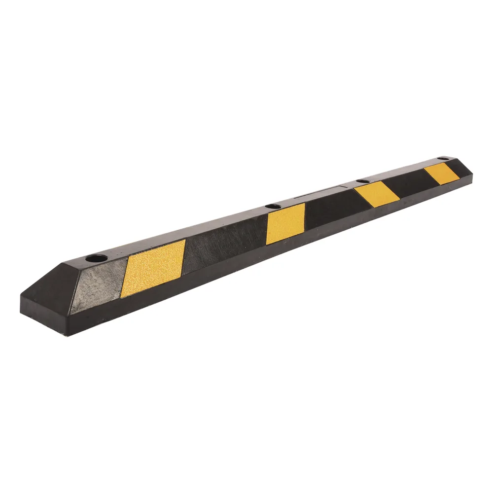 Tope Vehicular P / Estacionamiento / 183cm / Color Negro-Amarillo / 8 Franjas Reflejantes. – vista 3