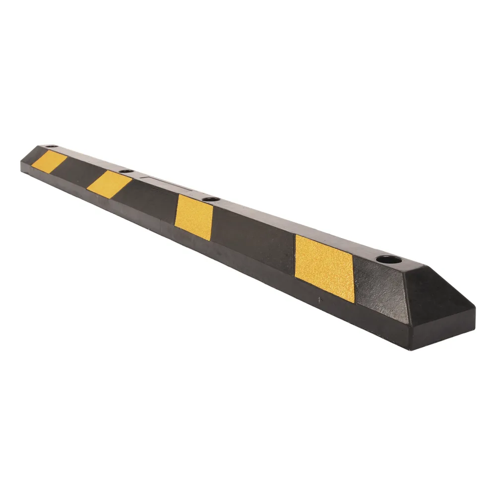 Tope Vehicular P / Estacionamiento / 183cm / Color Negro-Amarillo / 8 Franjas Reflejantes. – vista 4