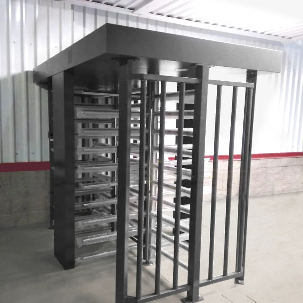 Torniquete Doble / Cuerpo Completo / Interior/Exterior / 100% Acero con Pintura Gris / EJE CENTRAL de Acero Inoxidable / Acabado de Lujo / Alto Tráfico – vista 5