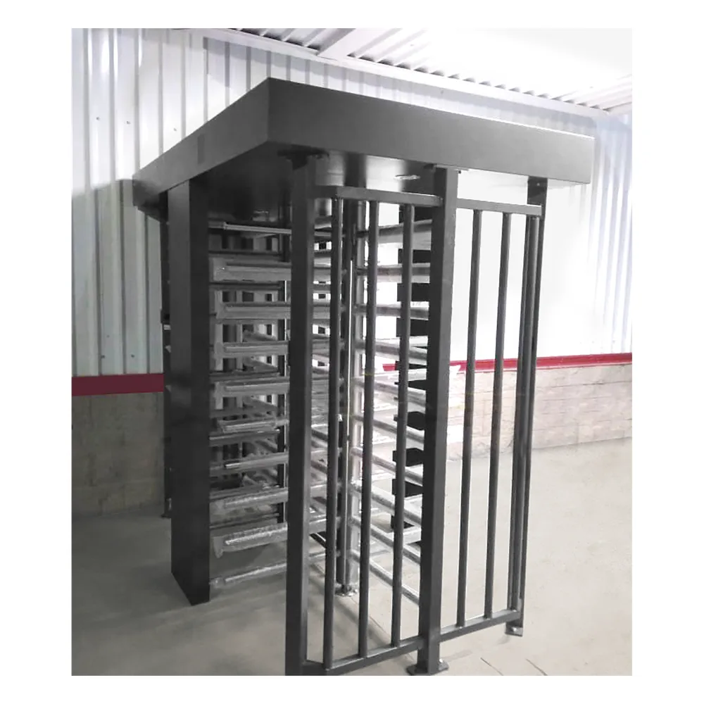 Torniquete Doble / Cuerpo Completo / Interior/Exterior / 100% Acero con Pintura Gris / EJE CENTRAL de Acero Inoxidable / Acabado de Lujo / Alto Tráfico – vista 9
